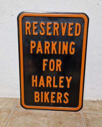 Harley Davidson  cartello metallo 