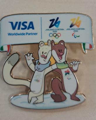 PIN Milano Cortina 2026 - Very Rare VISA PIN