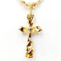 Collana con pendente Croce "Graziella" Oro Giallo
