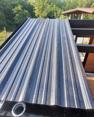 lastre NUOVE in pvc per copertura