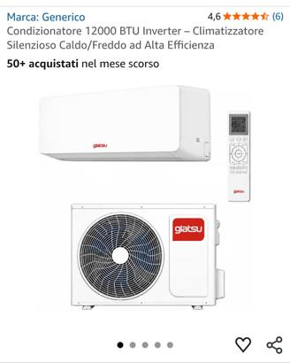 Condizionatore 12000 BTU , Wifi e Inverter