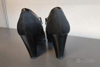 Tronchetti neri eleganti n.40 tacco comodo raffina