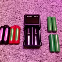 Batterie 1860/3500 carica batterie XTAR VC2