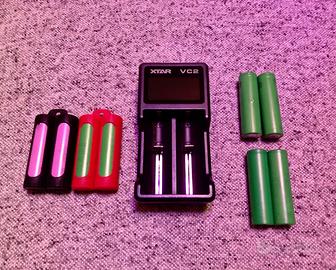 Batterie 1860/3500 carica batterie XTAR VC2