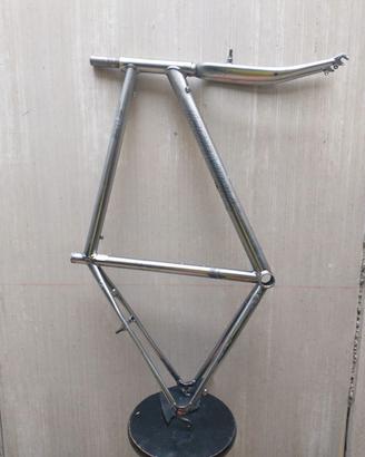 telaio alluminio con forcelle acciaio specialised