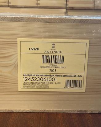 Tignanello marchese antinori 2023