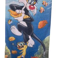 Telo mare gatto Tom e Titti
