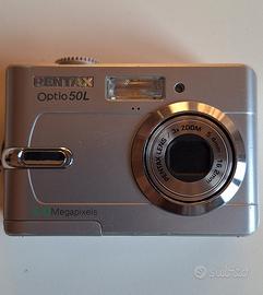 Macchina fotografica digitale vintage Pentax Optio