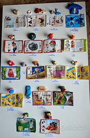 Lotto 19 Sorprese Magic Kinder Surprise Serie S-2S