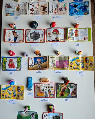 Lotto 19 Sorprese Magic Kinder Surprise Serie S-2S