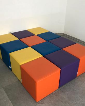 Pouf a seduta singola colorato (vari colori)