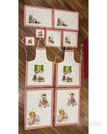 Set cucina vintage anni ’80 Gill completo 8 pezzi