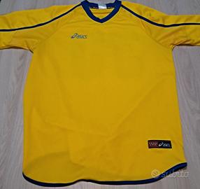Maglia Calcio Asics Team Line  Gialla/Blu