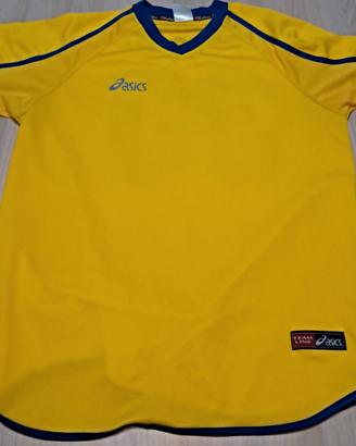 Maglia Calcio Asics Team Line  Gialla/Blu