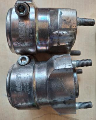 Coppia mozzi Kart anteriori in magnesio