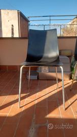 Set di 4 sedie Slim di Roberto Foschia