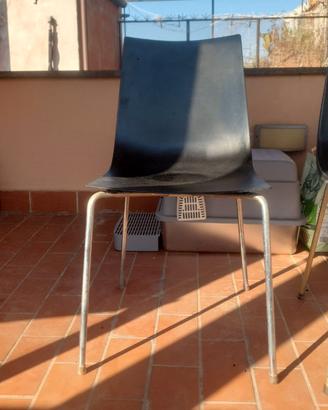 Set di 4 sedie Slim di Roberto Foschia