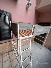 Letto a soppalco singolo