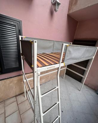 Letto a soppalco singolo