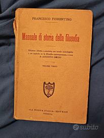 Libro MANUALE DI STORIA DELLA FILOSOFIA Volume III