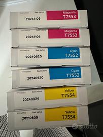 6 Cartucce Epson Originali serie T75