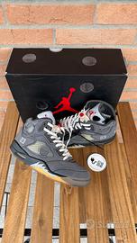 Jordan 5 x Off White Muslin size 42,5 Used OG All