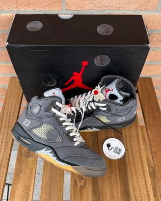 Jordan 5 x Off White Muslin size 42,5 Used OG All