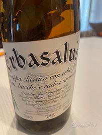 Grappa artigianale Erbasalus - bottiglia sigillata