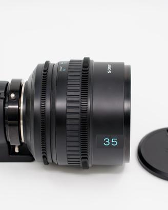 Lente cine sony 35 mm f2