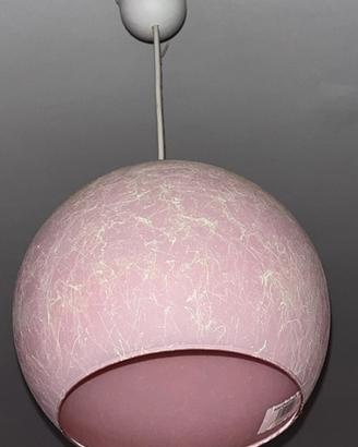 Lampadario rosa