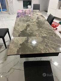 Tavolo allungabile marmo
