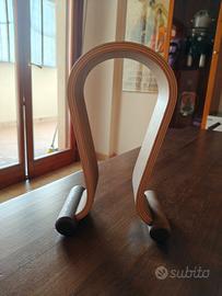 Porta cuffie in legno SAMDI