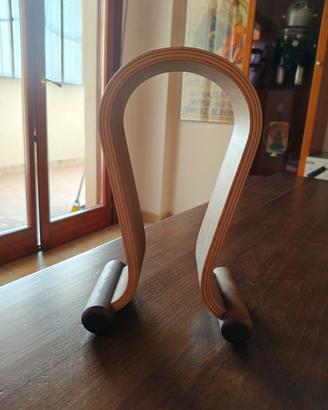 Porta cuffie in legno SAMDI