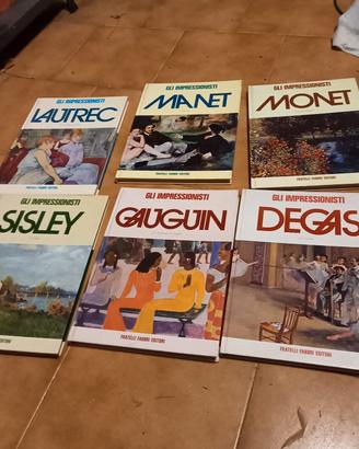 Collezione libri d'arte Gli Impressionisti 