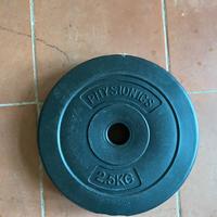 8 dischi 2,5kg palestra