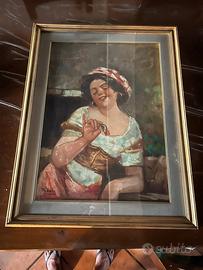 Quadro artigiano al lavoro