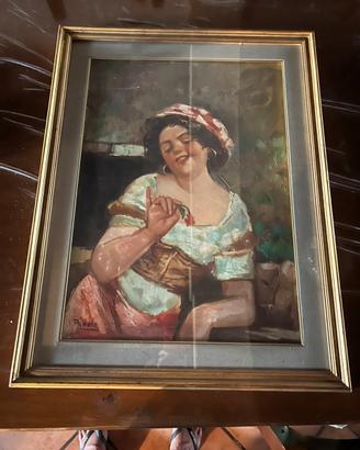 Quadro artigiano al lavoro