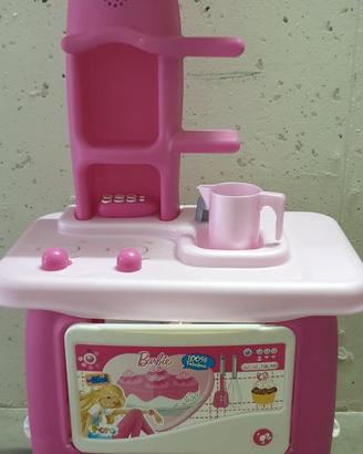 Gioco Cucina BARBIE con accessori e suoni