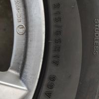 CERCHI IN LEGA+PNEU.INV  MISURE 215/65/ R 17 99V