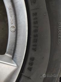 CERCHI IN LEGA+PNEU.INV  MISURE 215/65/ R 17 99V