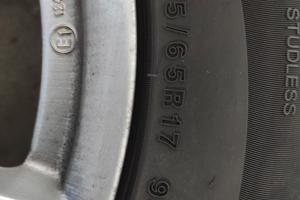 CERCHI IN LEGA+PNEU.INV  MISURE 215/65/ R 17 99V