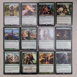 MTG Magic lotto carte verdi 01