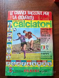 Album figurine Calciatori Panini 1968/69 completo