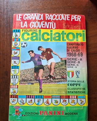 Album figurine Calciatori Panini 1968/69 completo