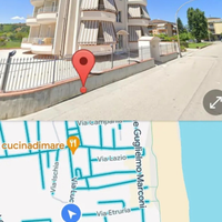 Alba adriatica mare trilocale 2 bagni zona pinete