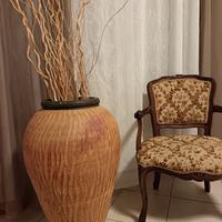 Vaso artigianale in terracotta grande country