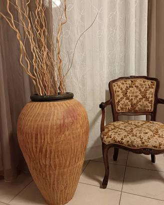Vaso artigianale in terracotta grande country