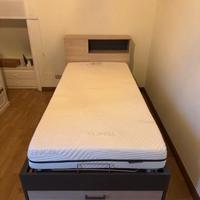 LETTO SINGOLO CON CASSETTI
