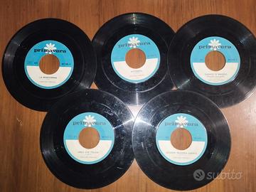 VINTAGE ANNI 50/60 - VINILI 45 GIRI - PRIMAVERA