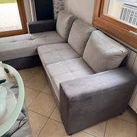 Divano/letto in tessuto